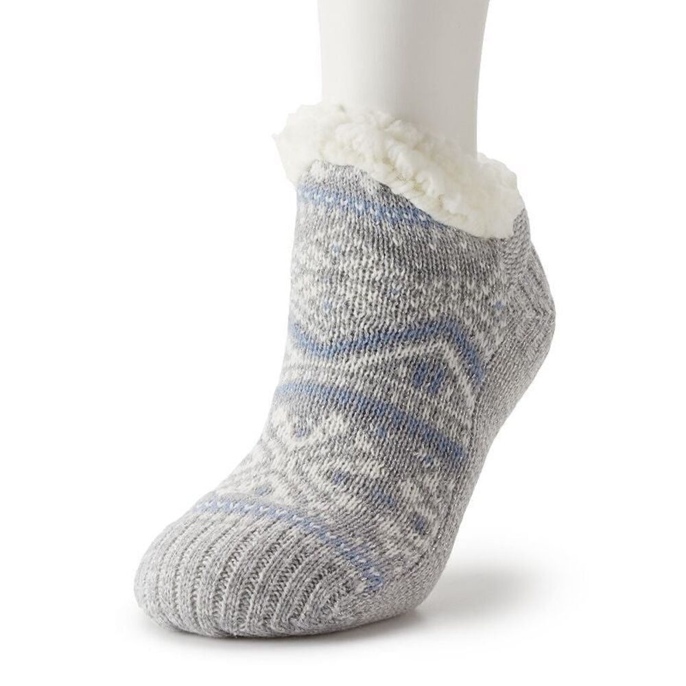 MUK LUKS Women's Shortie Cabin Sock - S/M (5-7)